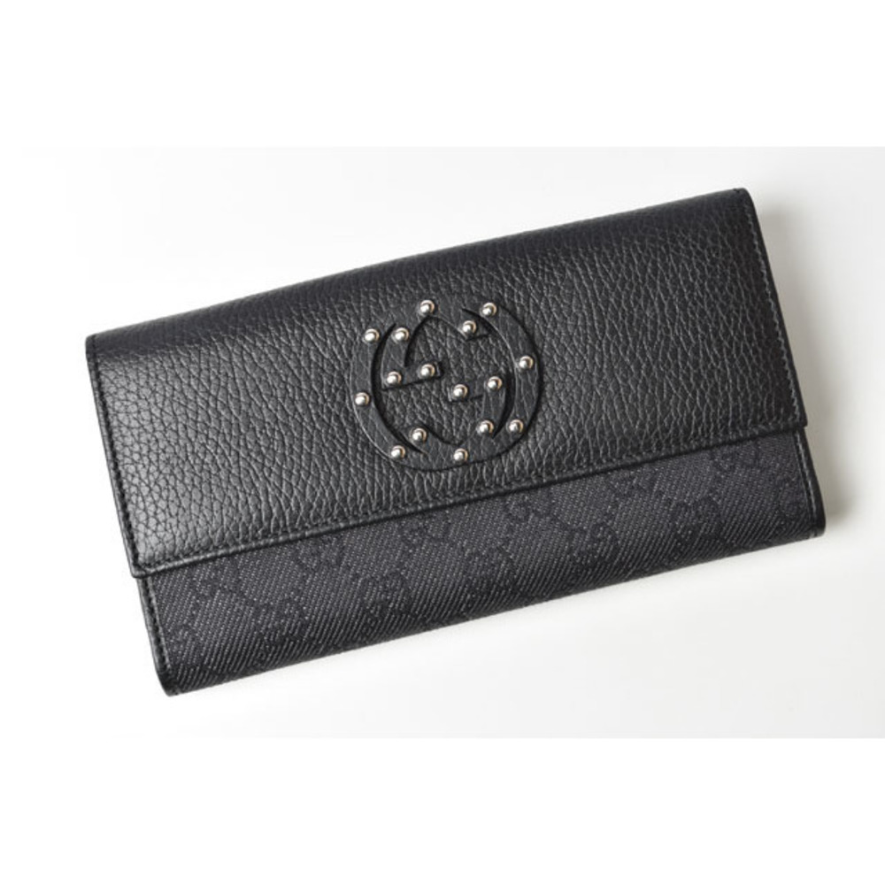 Gucci Interlocking Wallet Long Black - image 2
